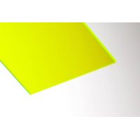 Acrylic Sheet - Lime Green 89% Transparent - 600x500x3mm