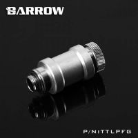 Barrow G1/4 Female / Male Inline Water Stop Valve - Silver