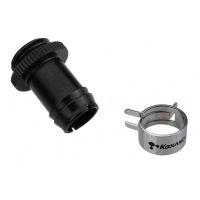 Koolance Barb Fitting for ID 10mm (3/8in) *Black*, G 1/4 BSPP
