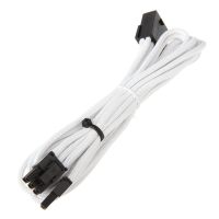 BitFenix PSU 6+2-Pin PCI-E Extension Cable - 45cm Sleeved White/Black