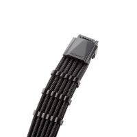 CableMod Pro ModMesh 12VHPWR PCI-e Cable Extension 16-pin to Triple 8-pin, 45cm - Black