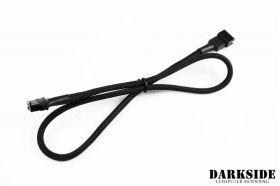 DarkSide RGB 19,5" (50cm) Extension M/F Cable - Jet Black - DS-0503