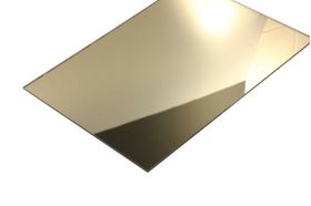 Acrylic Sheet - Mirror Gold - 600x500x3mm
