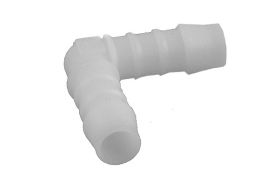 13mm (1/2) 90 Degree Tube Connector - White