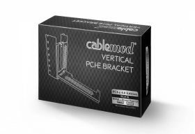 CableMod Vertical PCI-e Bracket PCI-e 4.0 Edition, HDMI + DisplayPort - Black