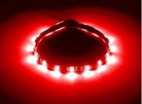 CableMod WideBeam Foam LED Strip - 30cm - Red