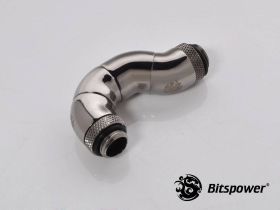 Bitspower Black Sparkle Five Rotary Snake-Style Dual G1/4" Adapter