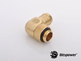 Bitspower G1/4" True Brass Rotary Angle 1/2" Fitting