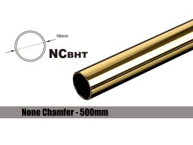Bitspower None Chamfer Brass Hard Tubing OD16MM Golden - Length 500 MM
