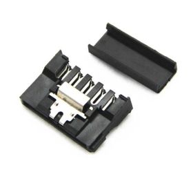 SATA 15-Pin Power Connector with metal Clip/Buckle + 180 degree Cap