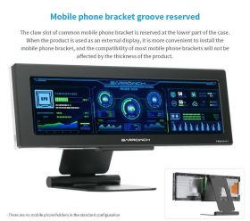 BarrowCH 250mm LPS High Definition System Monitoring LCD Display - Black