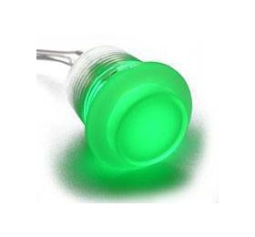 Ultimarc Gold-Plated Leaf Switch RGB Illuminated Pushbutton Green
