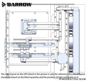 Barrow Waterway LRC 2.0 RGB Distribution Panel (Tray) for Corsair 570X / 570D Case