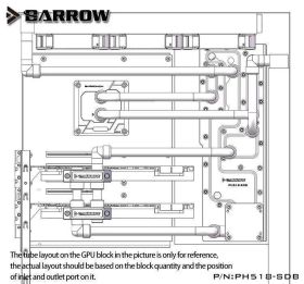 Barrow Waterway LRC 2.0 RGB Distribution Panel (Tray) for Phanteks Enthoo Evolv 518 Case
