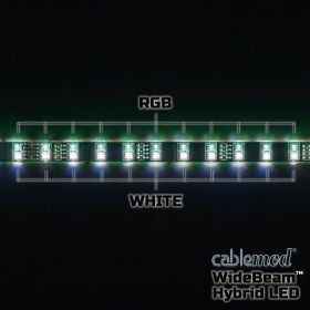 CableMod WideBeam Hybrid LED Strip – RGB / W - 30cm