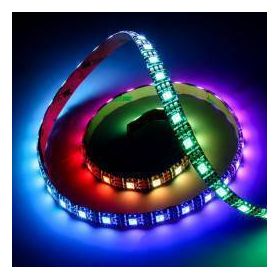 Lamptron FlexLight Multi programmable RGB LEDs, Infrared Remote - 1m