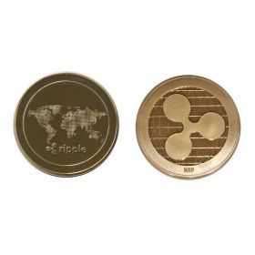 Ripple Gold or Silver Plated XRP Coin - Collectible