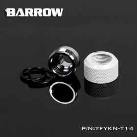 Barrow G1/4 - 14mm OD Twin Seal Hard Tube Compression Fitting - White
