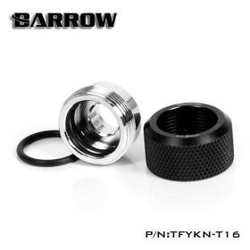 Barrow G1/4 - 14mm OD Twin Seal Hard Tube Compression Fitting - Black