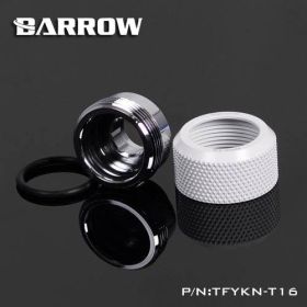 Barrow G1/4 - 16mm OD Twin Seal Hard Tube Compression Fitting - White