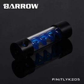 Barrow T-Virus Acrylic Blue Helix Reservoir 205mm - Black