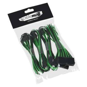 CableMod Basic Cable Extension Kit - 8+6 Pin Series (Zwart+Groen)