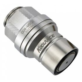 Koolance QD4 Male Quick Disconnect No-Spill Coupling, Male Threaded G 3/8 BSPP