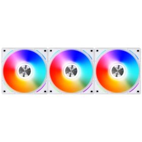 Lian Li UNI AL120 RGB PWM Wit 120mm Fan - Triple Pack