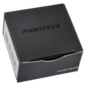 Phanteks Glacier Series Hard Tube 90 Degree adapter 2x 12mm - Chrome