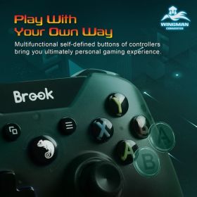 Brook Wingman PS2 Super Converter Adapter - Xbox 360 / Xbox One/XSX|S/ Xbox Elite 1&2 / PS5/PS4/PS3/ Switch Pro Controllers to PS 1/2
