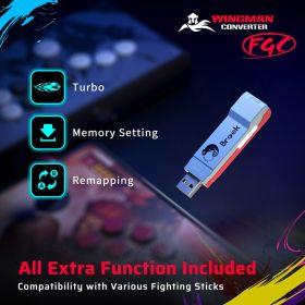 Brook Wingman FGC Multi-Console to PS5/PS4/PC Converter