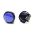Sanwa 30mm Button - OBxS-30 - Silent - Black/Dark Blue