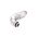 Bitspower Five Rotary Snake-Style Dual G1/4" Adapter - Silver Shining